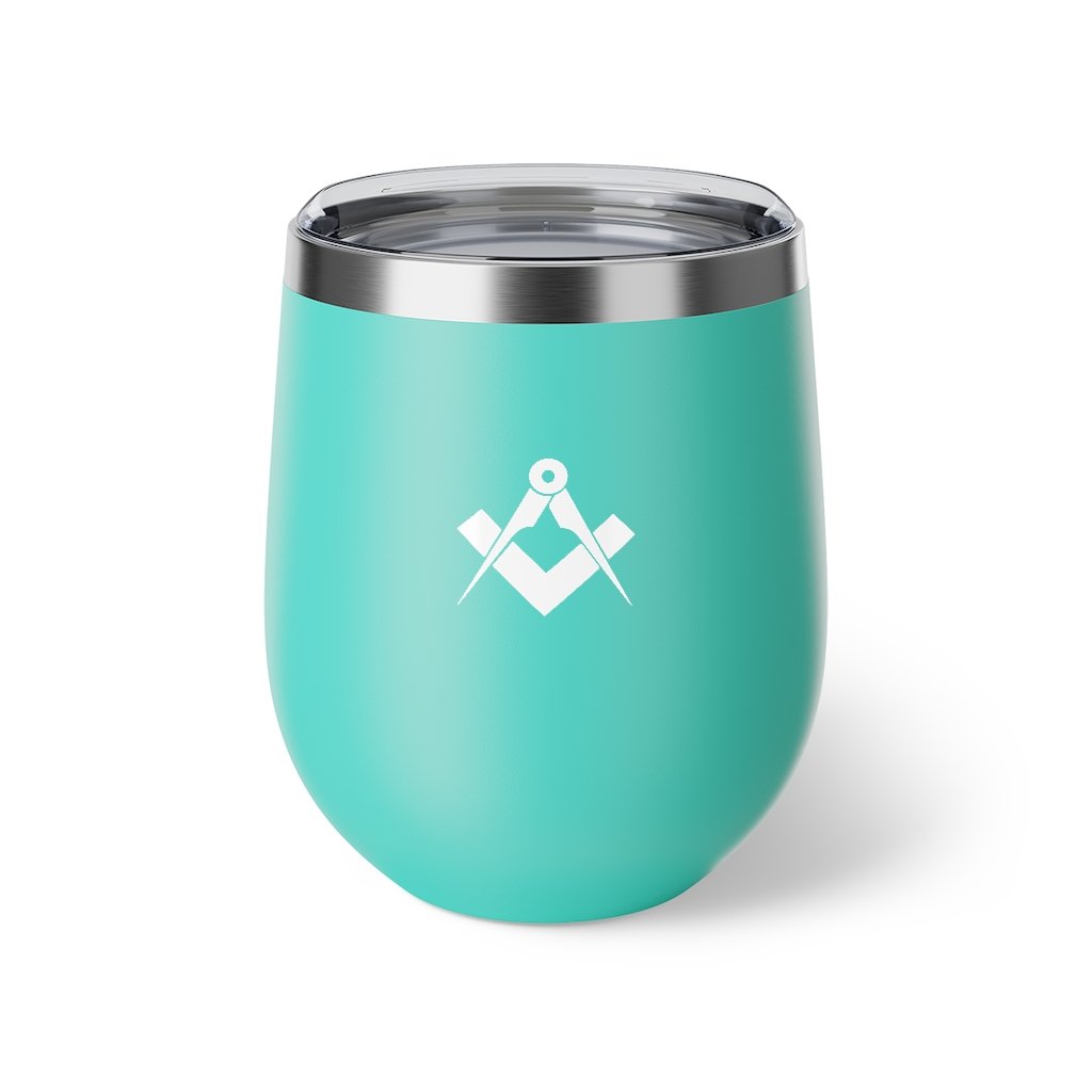 Master Mason Blue Lodge Vacuum Cup - Square & Compass - Bricks Masons