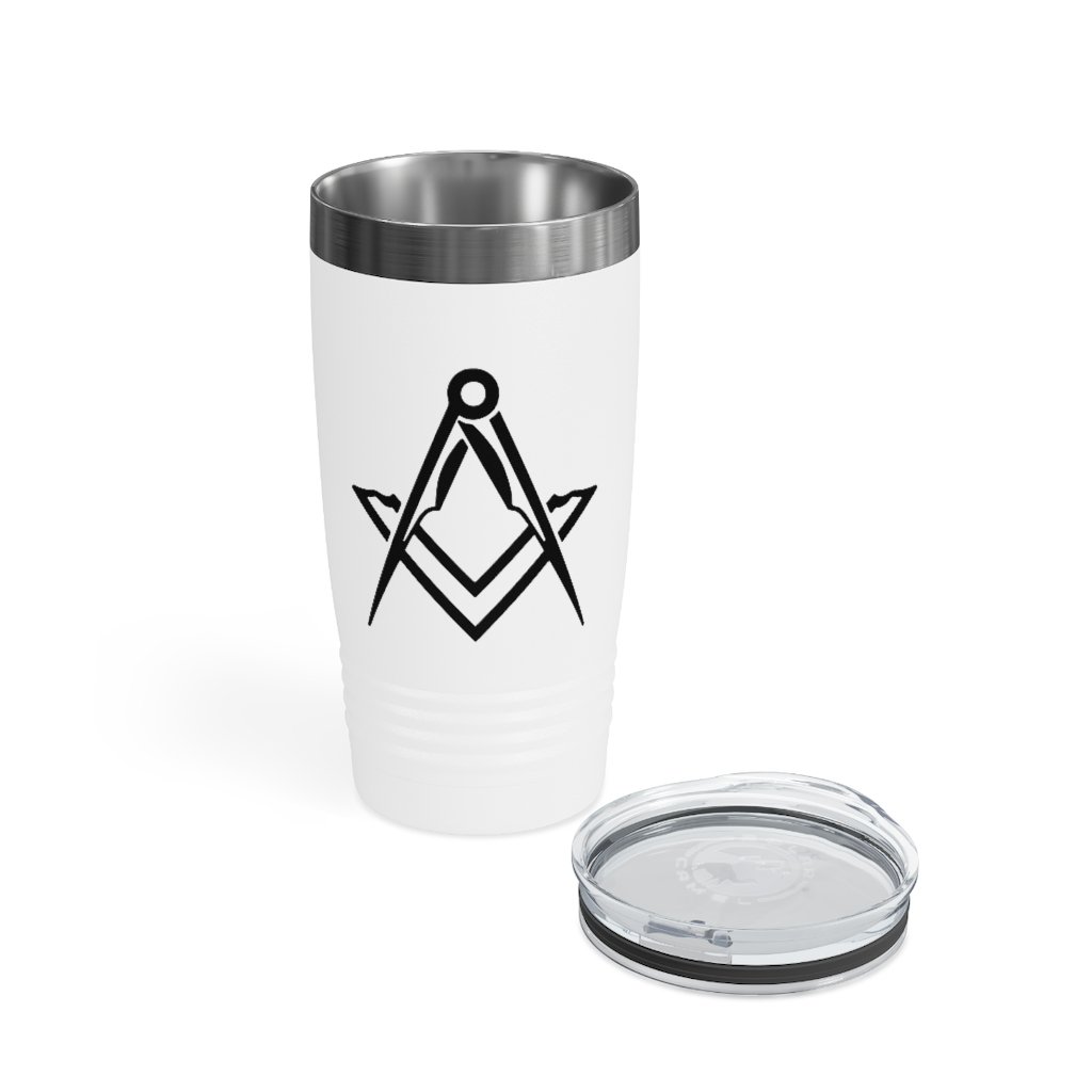 Master Mason Blue Lodge Ringneck Tumbler - Various Colors Square & Compass - Bricks Masons