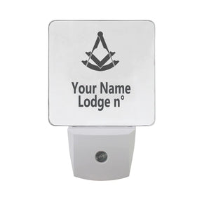 Past Master Blue Lodge LED Sign - 2 Pieces Plug-in - Bricks Masons