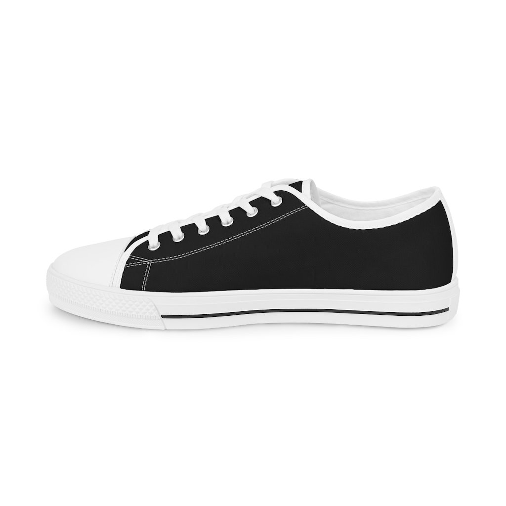 33rd Degree Scottish Rite Sneaker - Wings Up Low Top Black & White - Bricks Masons