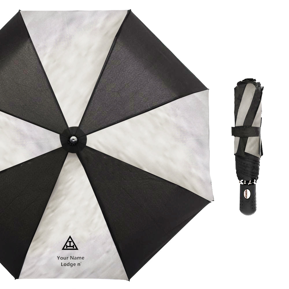 Royal Arch Chapter Umbrella - Three Folding Windproof - Bricks Masons