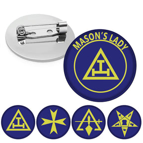 Royal Arch Chapter Brooch - Mason's Lady - Bricks Masons