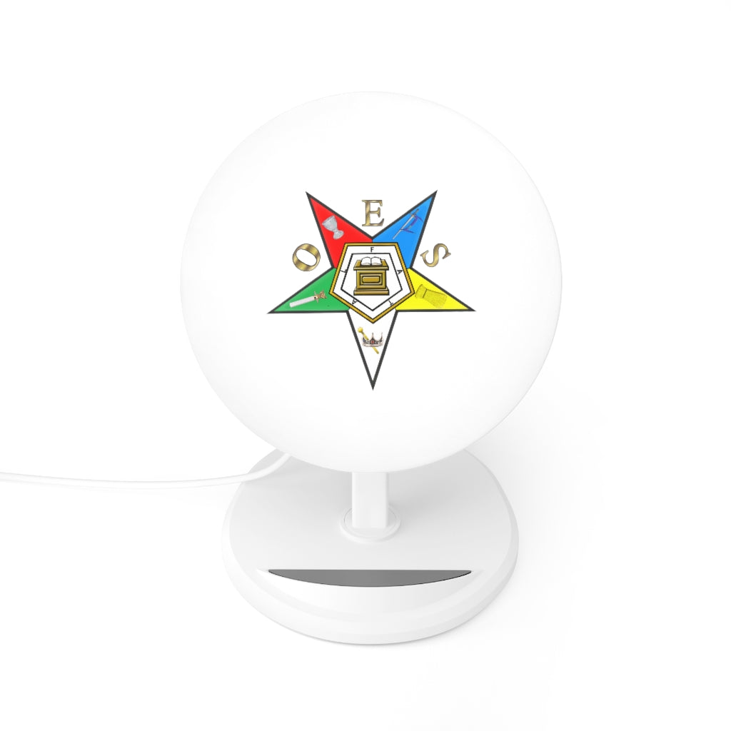 OES Wireless Charger - Colorful 5-Pointed Star - Bricks Masons