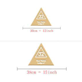 32nd Degree Scottish Rite Wall Monograms - Various Sizes - Bricks Masons