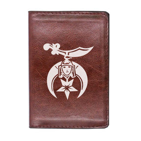 Shriners Wallet - Black & Brown - Bricks Masons