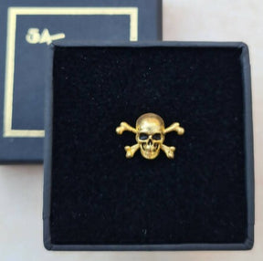 Widows Sons Lapel Pin - Scull and Bones - Bricks Masons