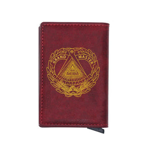 Grand Master Blue Lodge Wallet - Various Colors - Bricks Masons