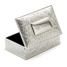 Widows Sons Jewelry Box - Black Velvet Lining - Bricks Masons