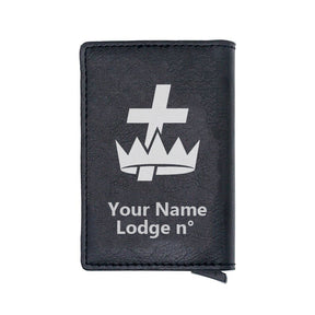 Knights Templar Commandery Wallet - Various Colors - Bricks Masons