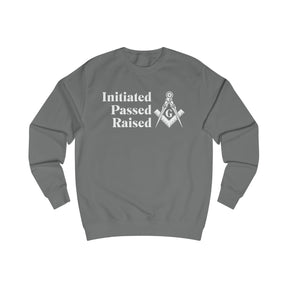 Master Mason Blue Lodge Sweatshirt - Initiated Passed Raised - Bricks Masons