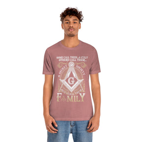 Masonic T-Shirt - I Call Them Family - Bricks Masons