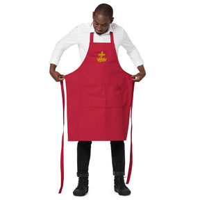 Knights Templar Commandery Kitchen Apron - Various Cotton Colors - Bricks Masons