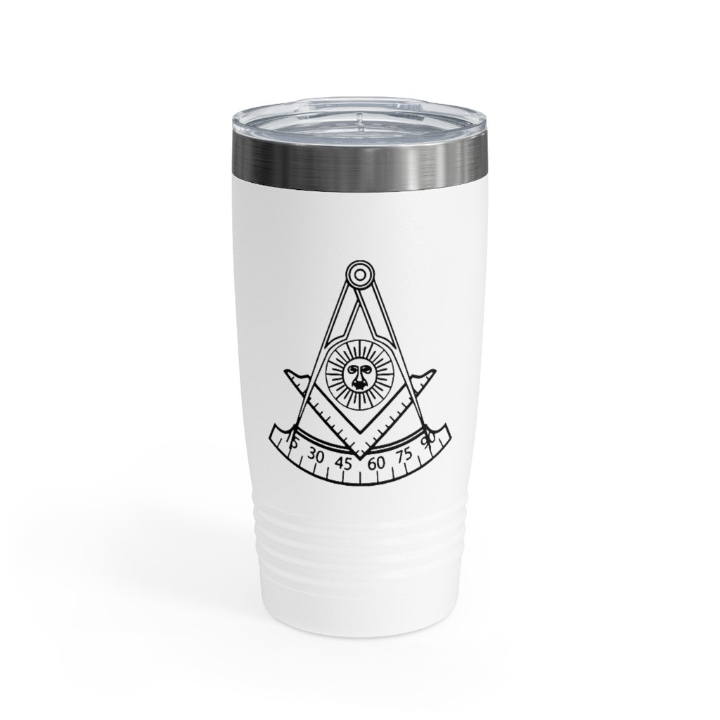 Past Master Blue Lodge California Regulation Ringneck Tumbler - Various Colors 20oz - Bricks Masons