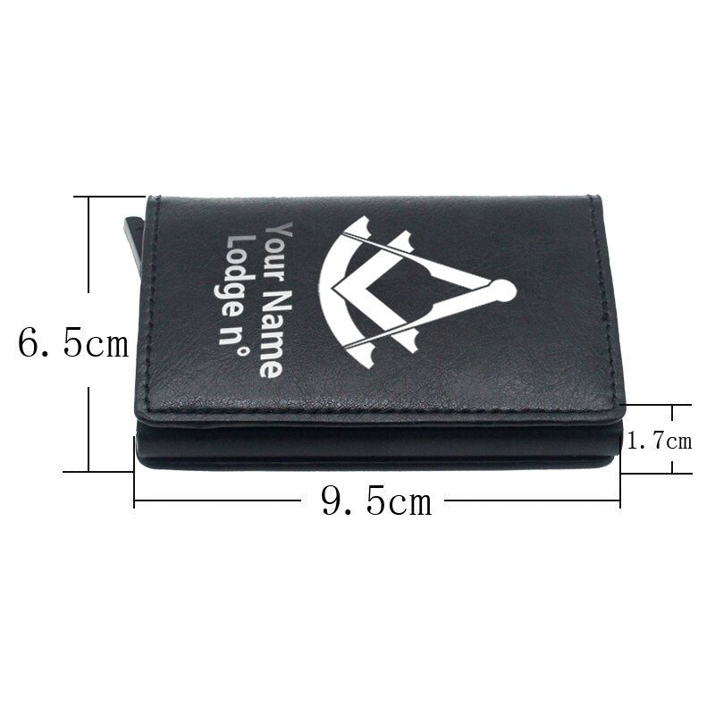 Past Master Blue Lodge Wallet - Various Colors - Bricks Masons