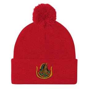 PHA DOI Beanie - Pom Pom in Red for Christmas - Bricks Masons