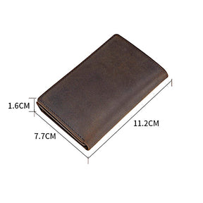 Master Mason Blue Lodge Wallet - The Pursuit Of Knowledge Genuine Leather Brown - Bricks Masons