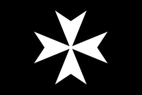 Knights of Malta Masonic Flag Black - Bricks Masons