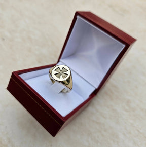 Knights Templar Commandery Ring - 9K Gold - Bricks Masons