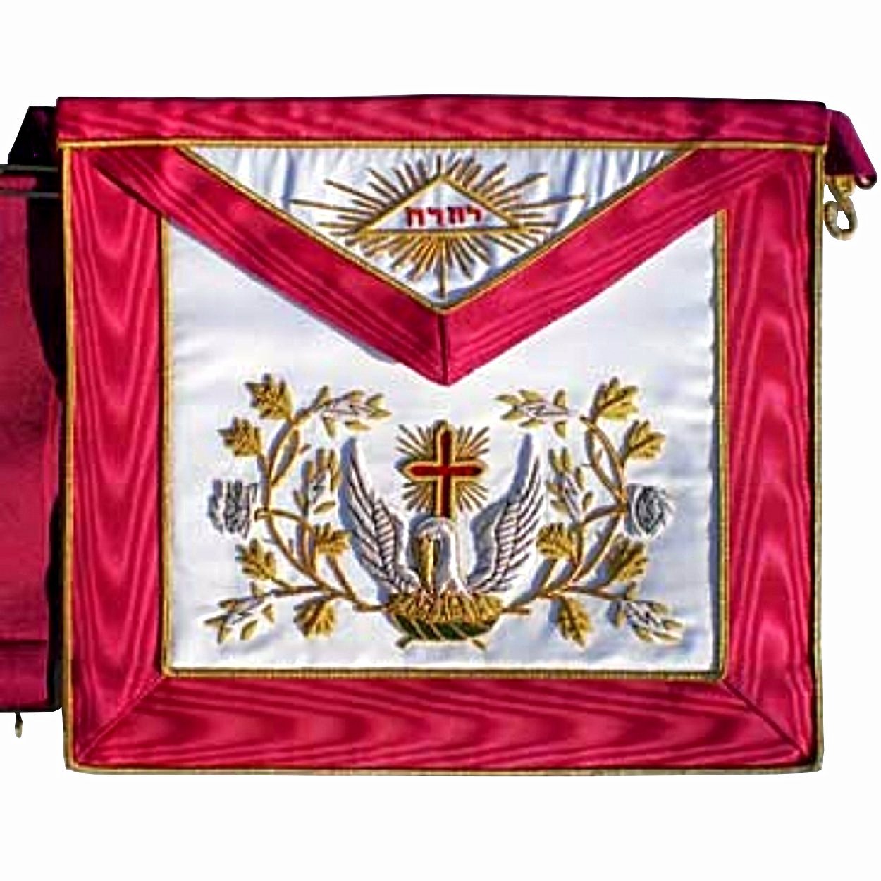 18th Degree Scottish Rite Apron - Silk - Bricks Masons
