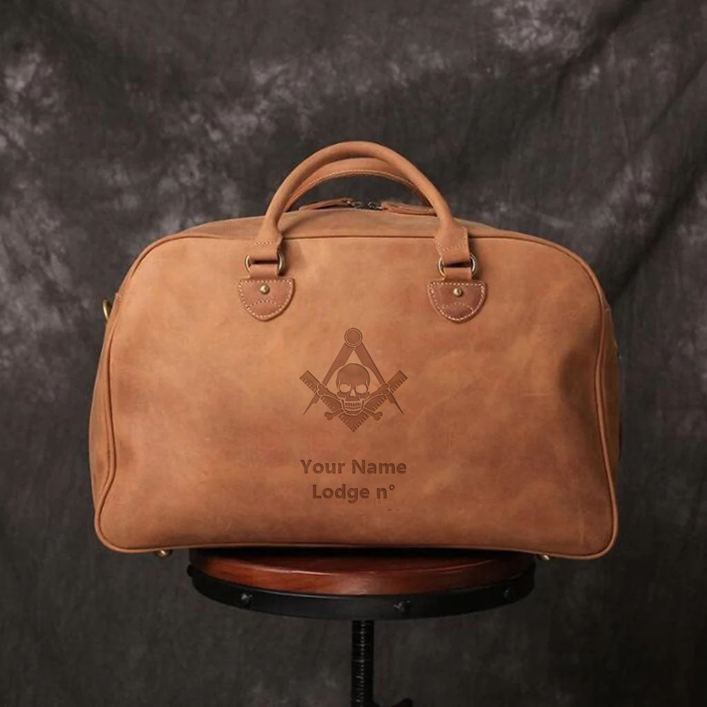 Widows Sons Travel Bag - (Dark Brown/Camel) - Bricks Masons